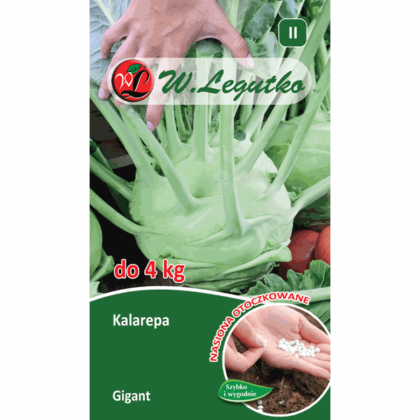 Nasiona otoczkowane – Kalarepa odm. Gigant W. LEGUTKO