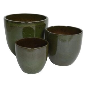Ceramiczna donica mrozoodporna szkliwiona, duża