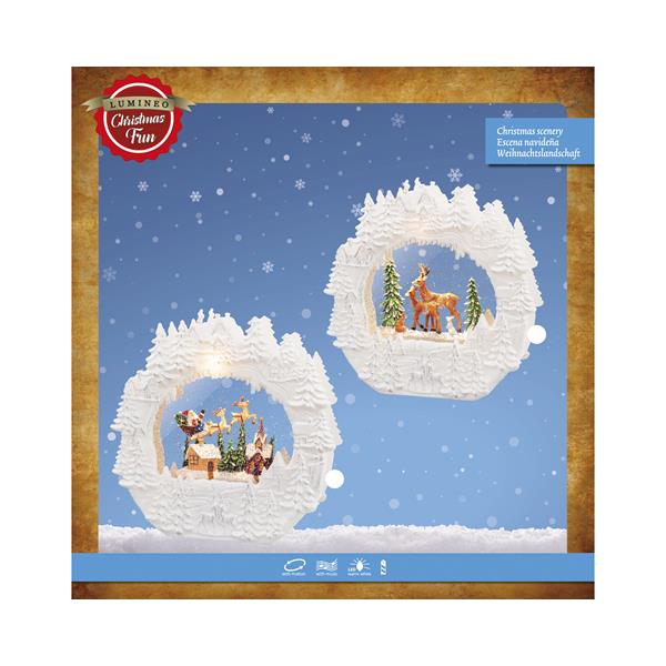 Dekoracja led ŚNIEŻNY LAS