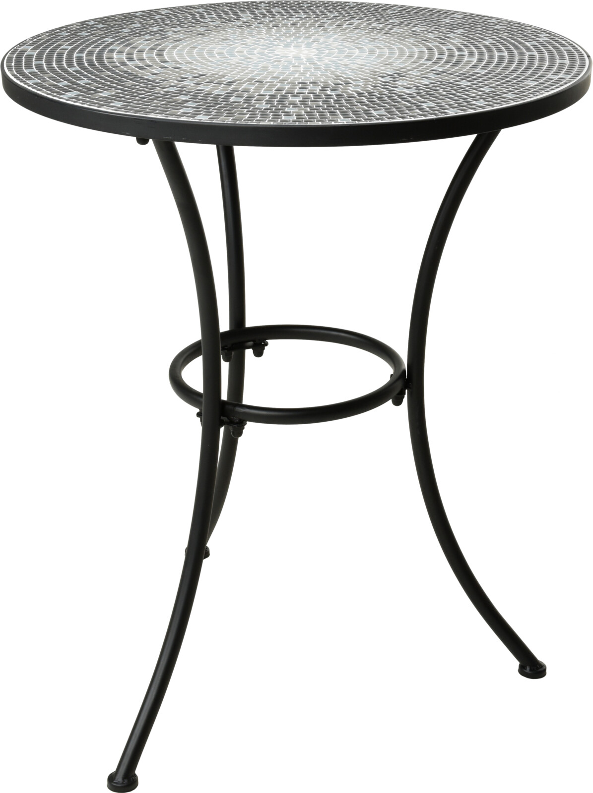 Stół czarny bistro mozaika