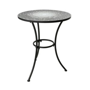 Stół czarny bistro mozaika