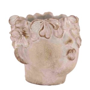 Donica cementowa szara 20×19.5×17.5 cm