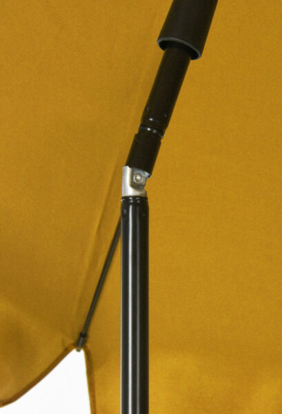Parasol plażowy 200 cm taupe żółty