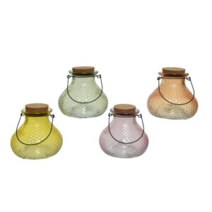 Szklany lampion zewnętrzny 14×13 cm