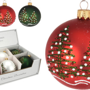 Bombka szklana drzewko 100mm