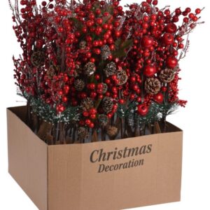 Gałązka jagód śnieg