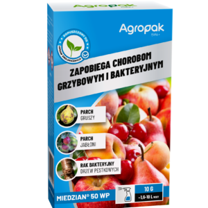 MIEDZIAN 50 WP 10g AGROPAK Niezastąpiony w walce z parchem jabłoni i gruszy