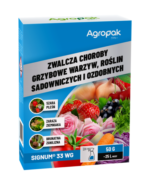 Signum 33 WG Zwalcza choroby grzybowe warzyw roślin 50g AGROPAK