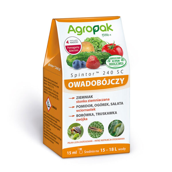 Środek owadobójczy Spintor 240SC 15ml AGROPAK