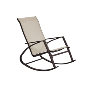 KRZESŁO OGRODOWE BUJANE – BRĄZOWE – 60x104x95 CM