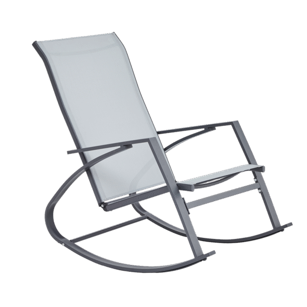 KRZESŁO OGRODOWE BUJANE - SZARE - 60x104x95 CM