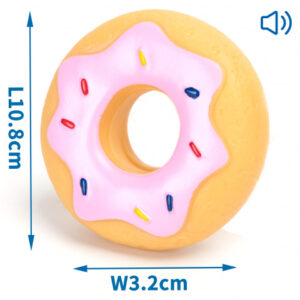 Zabawka winylowa dla psa – donut 11 cm
