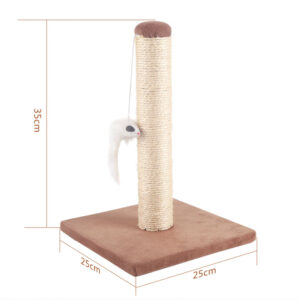 Drapak dla kota słupek z myszką 35 cm