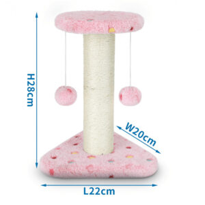 Drapak dla kota drzewko z 2 piłkami – 28 cm