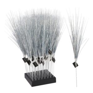 Gałęzki dekoracyjne 80 cm – srebrne z jagodami