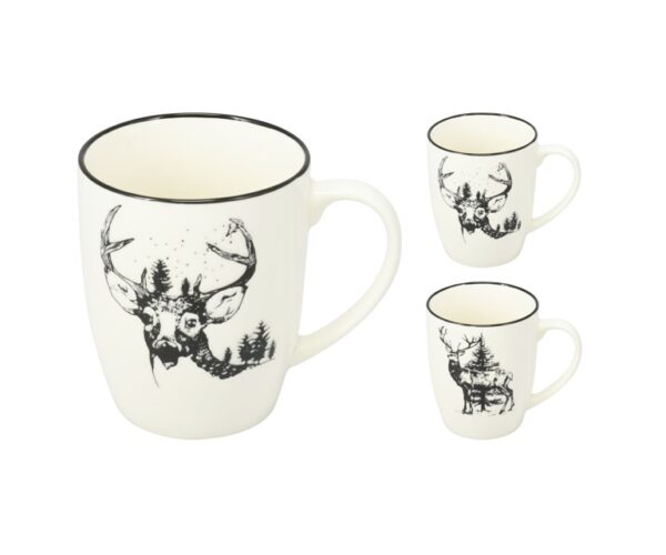 Porcelanowy kubek świąteczny o pojemności 350 ml