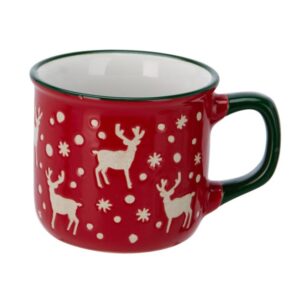 Kubek ceramiczny 160 ml – świąteczny motyw