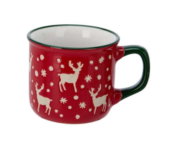 Kubek ceramiczny 160 ml – świąteczny motyw