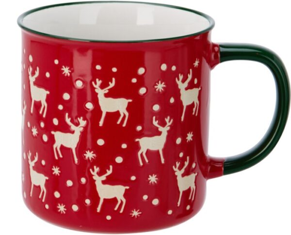 Kubek ceramiczny 540 ml – świąteczny motyw