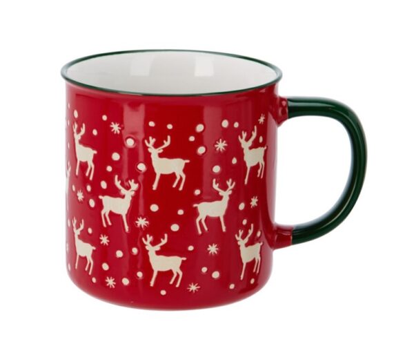Kubek ceramiczny 540 ml – świąteczny motyw