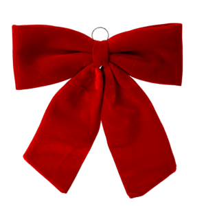 Kokarda Bożonarodzeniowa 70 cm – Czerwona