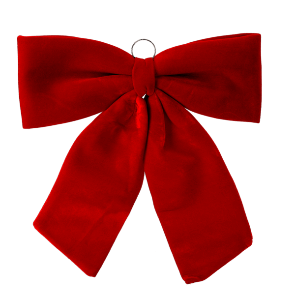 Kokarda Bożonarodzeniowa 70 cm – Czerwona