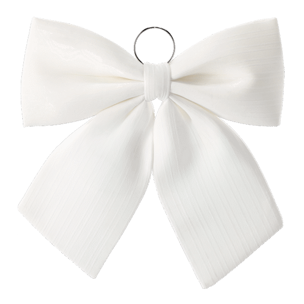Kokarda Bożonarodzeniowa 44 cm – Biała