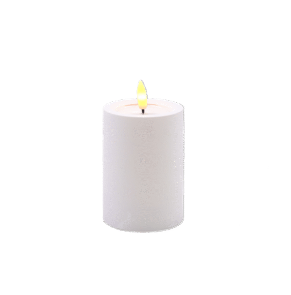 ŚWIECZKA LED BIAŁA Dekoracyjna Bożonarodzeniowa 7x10 CM