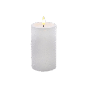 ŚWIECZKA LED BIAŁA Dekoracyjna Bożonarodzeniowa 7×12,5 CM