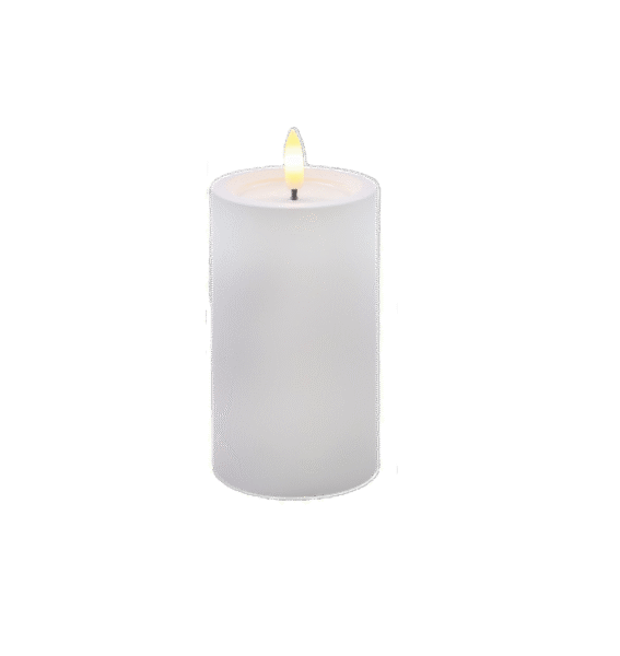 ŚWIECZKA LED BIAŁA Dekoracyjna Bożonarodzeniowa 7x12,5 CM