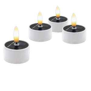 Komplet 4 Lampek Solarnych Tealight