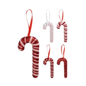 Zawieszka świąteczna laska cukrowa dekoracja choinkowa i prezentowa 52 cm