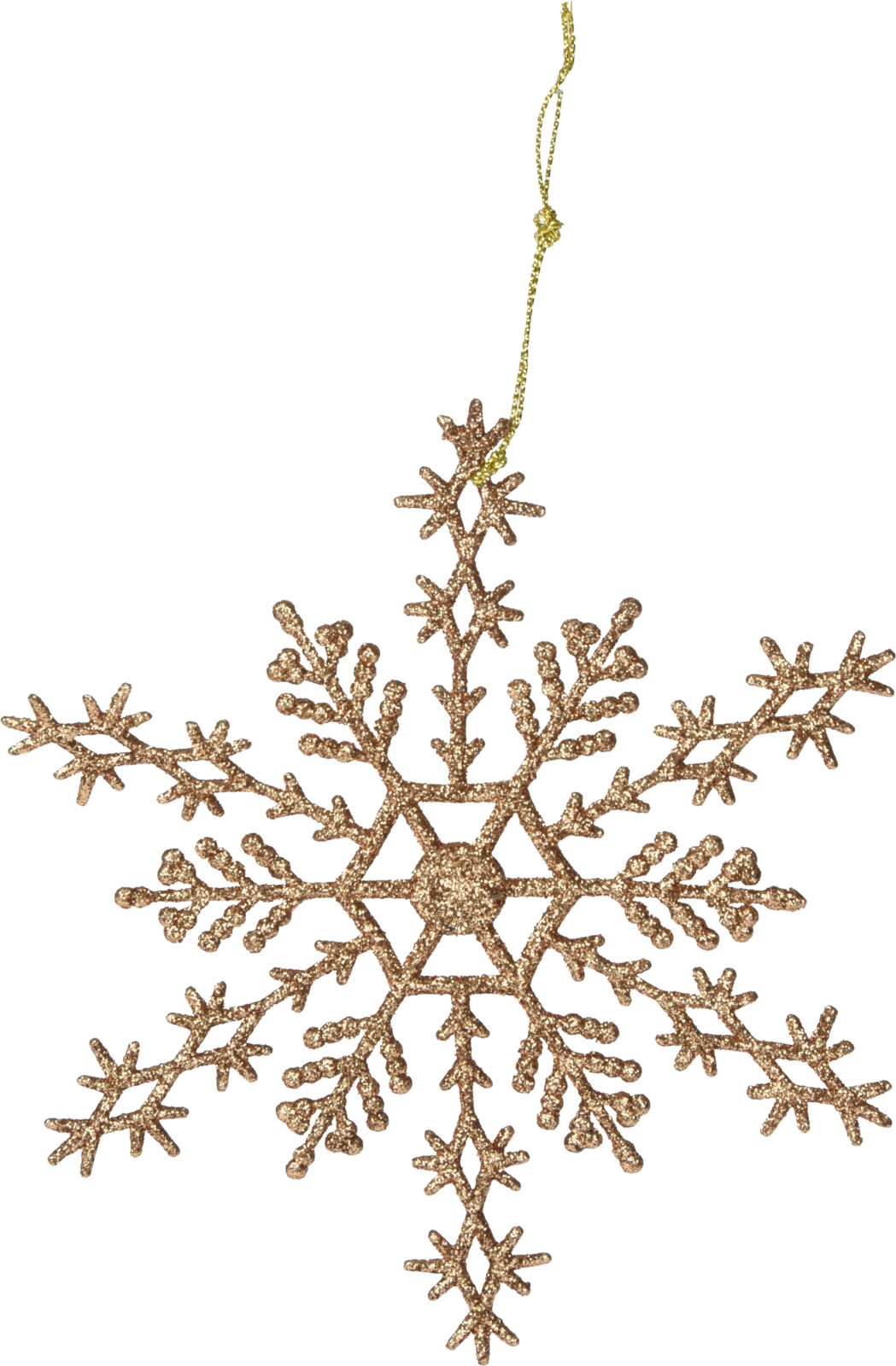 Świąteczna ażurowa śnieżynka z brokatem – dekoracja choinkowa