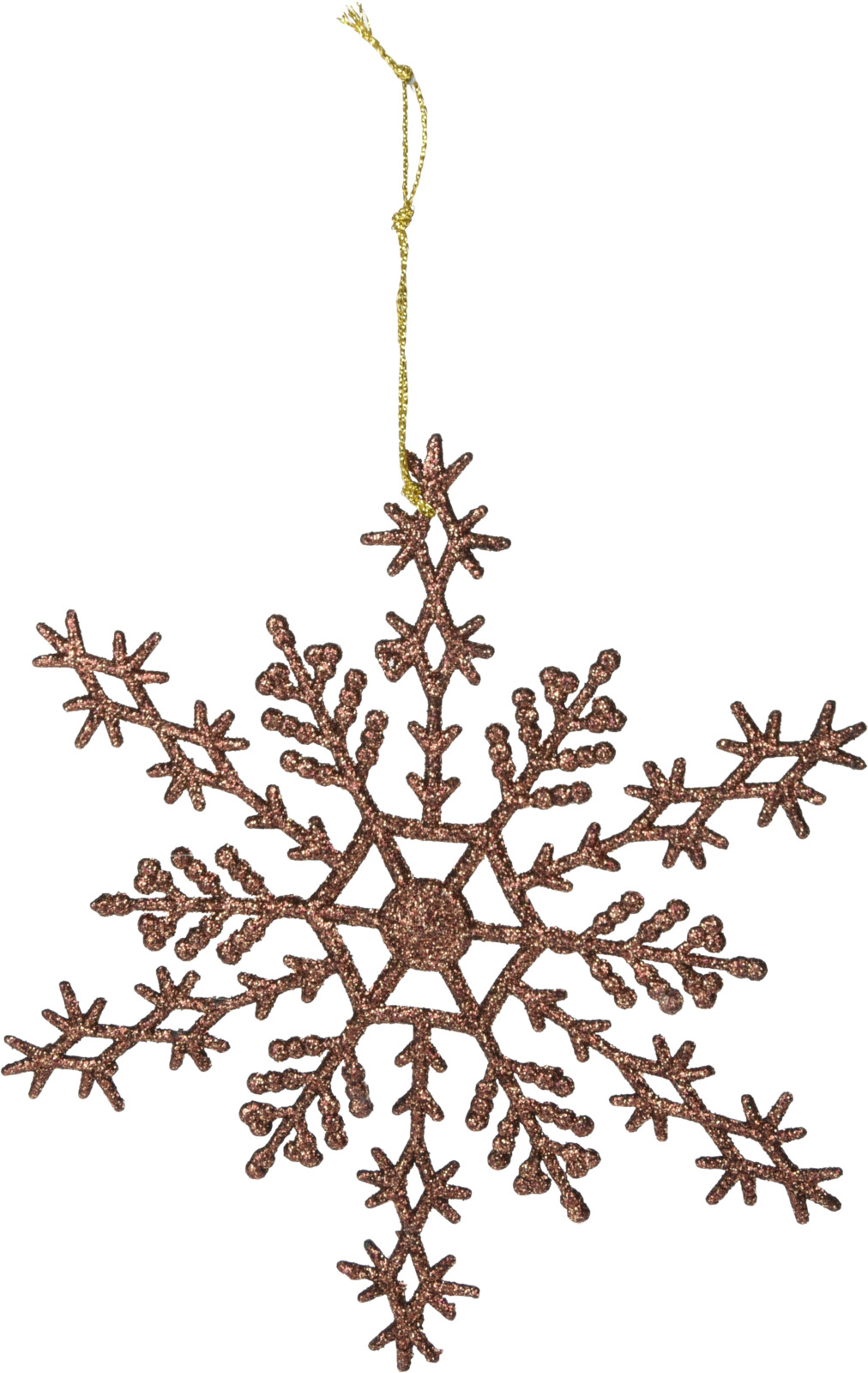 Świąteczna ażurowa śnieżynka z brokatem – dekoracja choinkowa