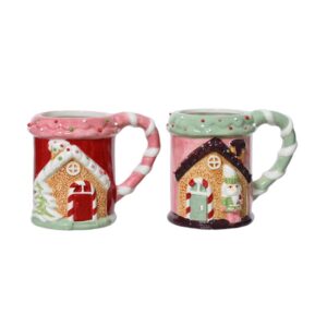 Pastelowy kubek świąteczny nowoczesny dekoracyjny prezent Boże Narodzenie