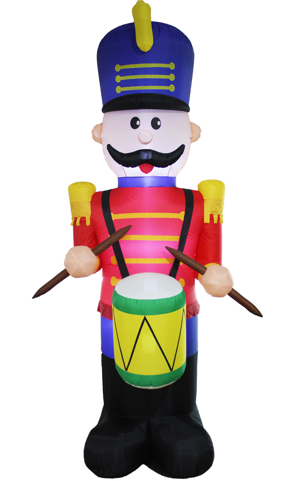 Nadmuchiwana świąteczna dekoracja Dziadek do orzechów LED 355 cm