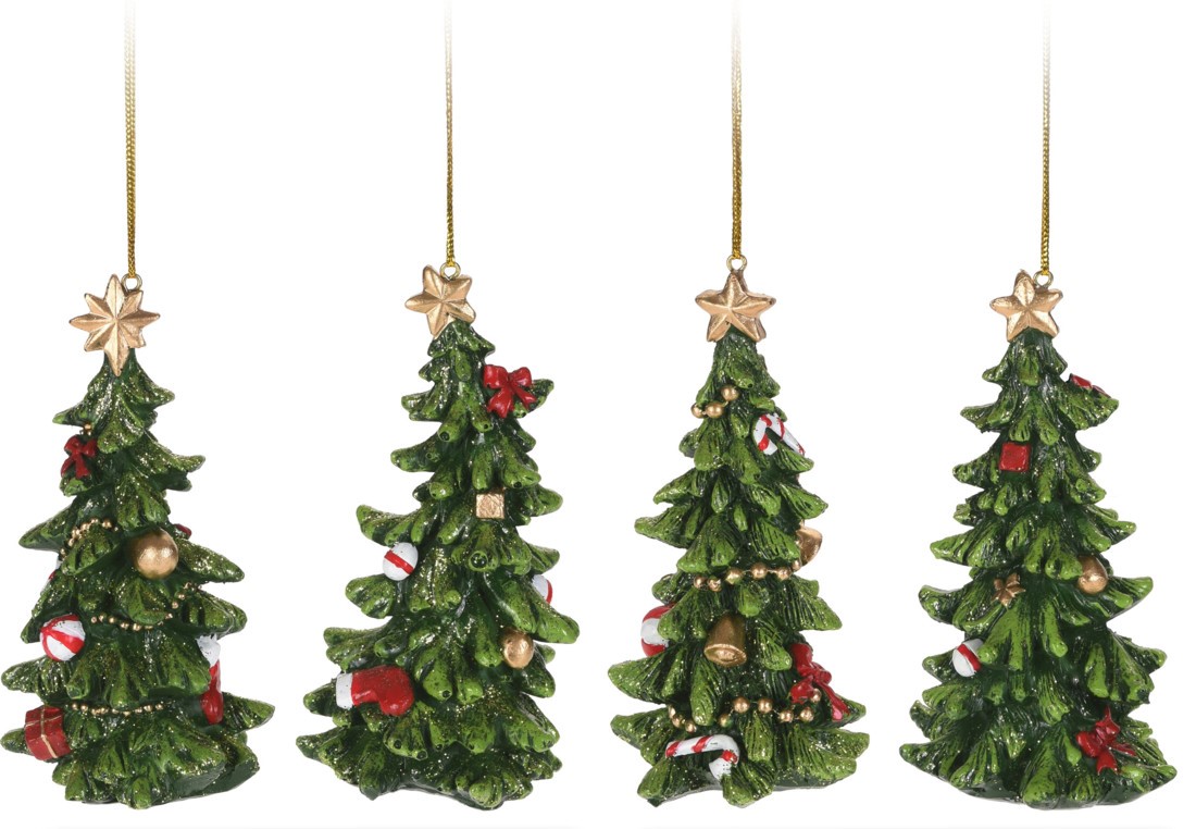 Zawieszka choinka 11 cm – klasyczna dekoracja świąteczna na drzewko