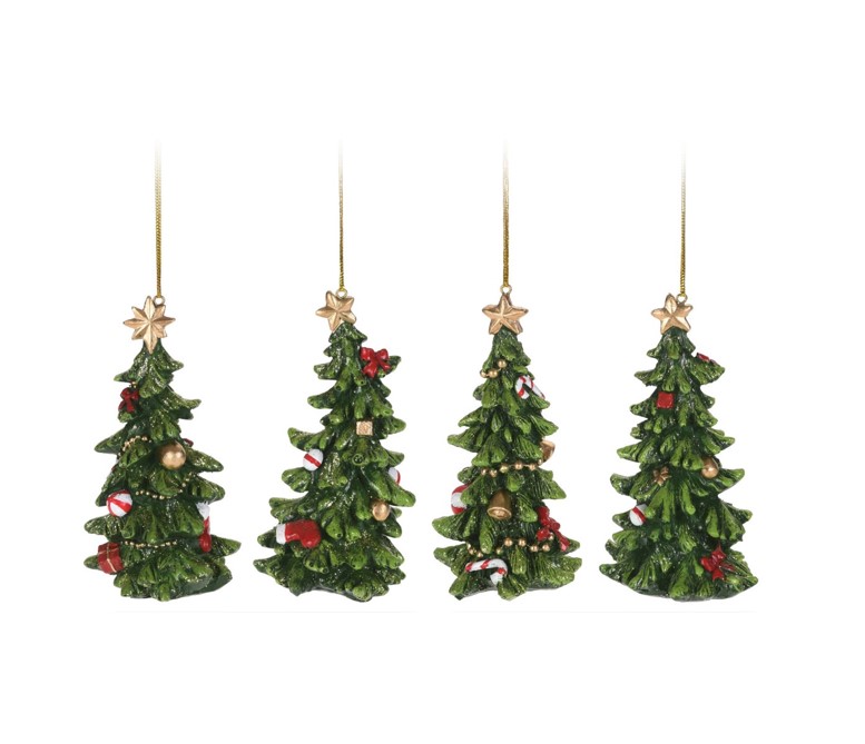 Zawieszka choinka 11 cm – klasyczna dekoracja świąteczna na drzewko