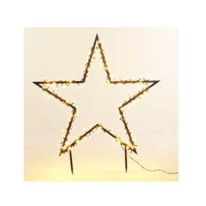 Ogrodowa gwiazda LED 350 ciepłych diod 121×135 cm – świąteczna dekoracja