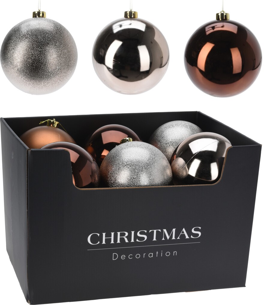 Plastikowa bombka 14 cm – elegancka ozdoba świąteczna