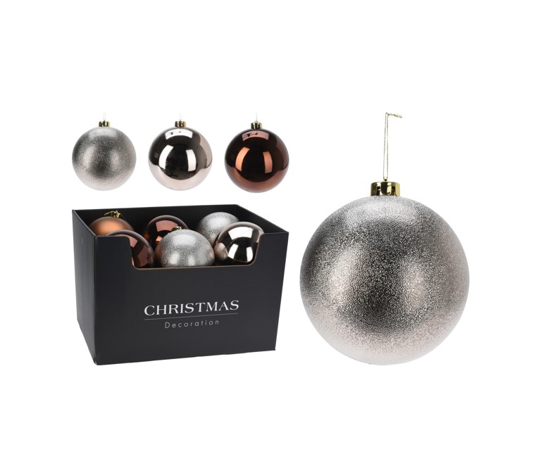 Plastikowa bombka 14 cm – elegancka ozdoba świąteczna