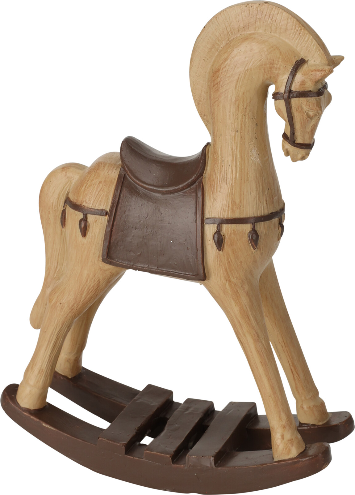 Mały konik na biegunach – klasyczna dekoracja świąteczna i prezentowa