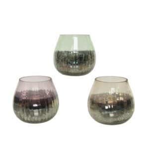 Szklany świecznik dymione szkło – nowoczesna i elegancka dekoracja