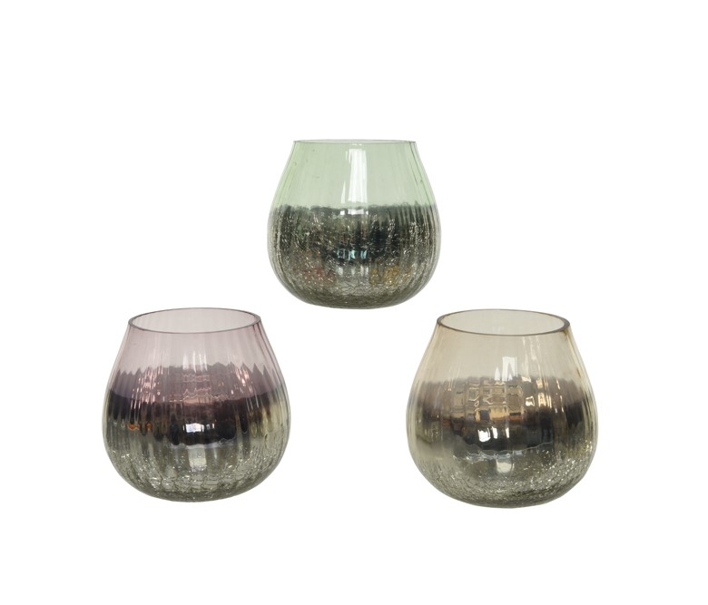 Szklany świecznik dymione szkło – nowoczesna i elegancka dekoracja