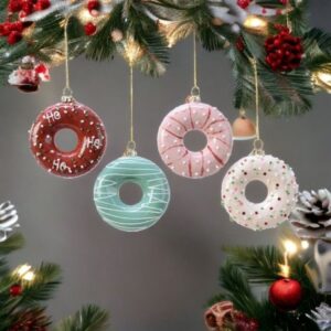 Świąteczna zawieszka donut – słodki akcent do każdej aranżacji