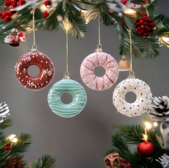 Świąteczna zawieszka donut – słodki akcent do każdej aranżacji