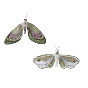 Zawieszka choinkowa motyl dekoracja świąteczna ozdoba na choinkę