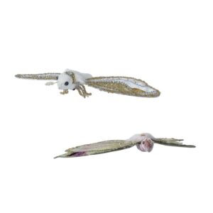 Zawieszka choinkowa motyl dekoracja świąteczna elegancka ozdoba na drzewko