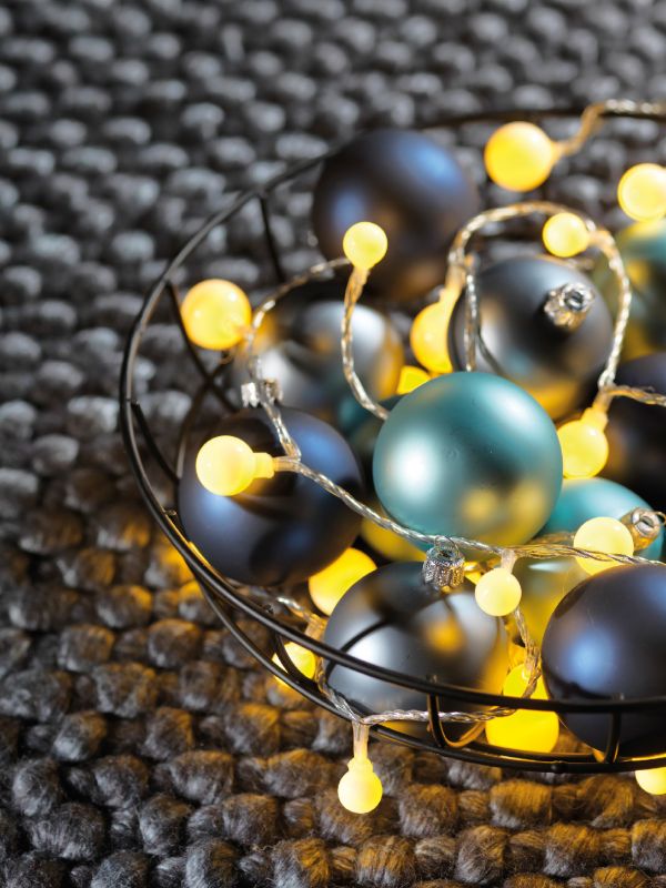 Lampki choinkowe ciepłe białe światło 240 LED 18 m