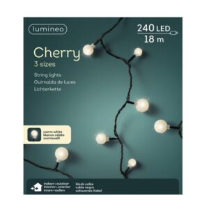 Lampki choinkowe ciepłe białe światło 240 LED 18 m